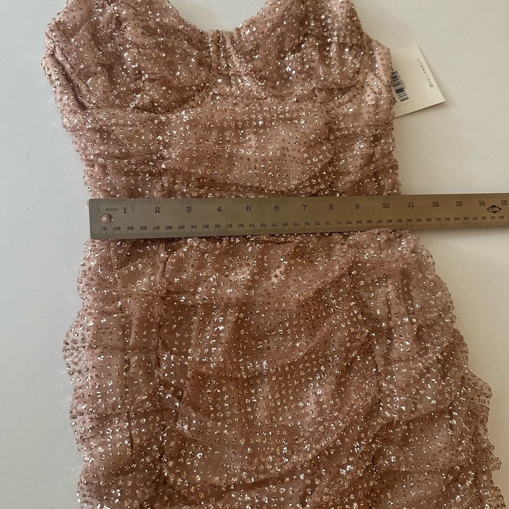 Hello Molly Blush Pink Sequin Mini Dress - Picture 13 of 16
